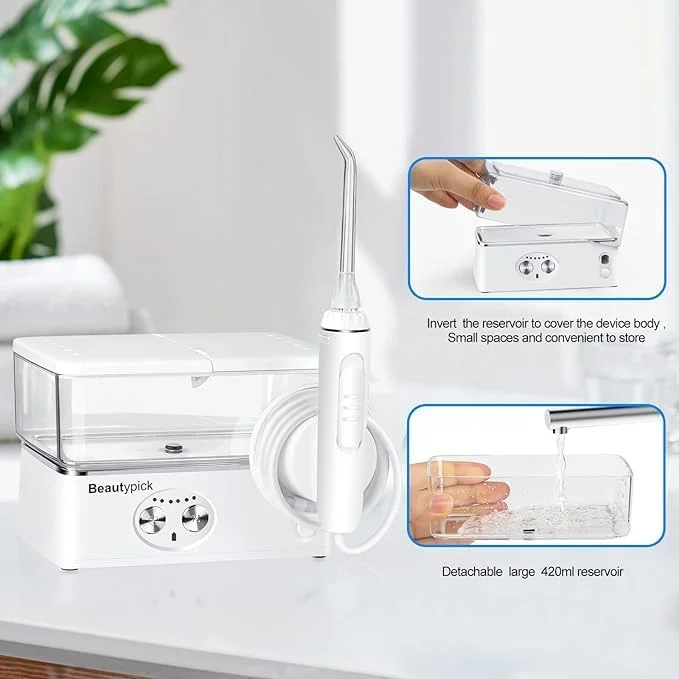 نخ دندان آبی بی سیم MIRHA برای دندان: همراه نهایی بهداشت دهان و دندان قابل حمل شما