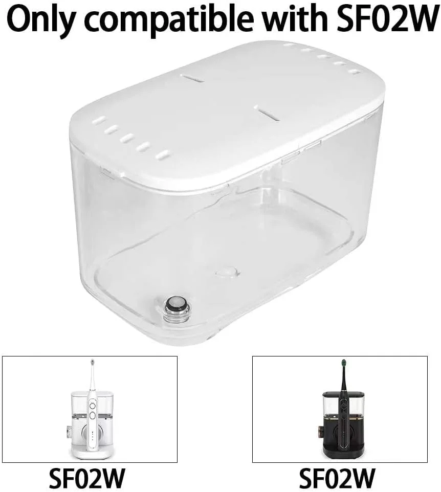 قطعات جایگزین برای دستگاه شستشوی دهان و دندان، سازگار با دستگاه شستشوی دهان قابل حمل مدل SF-02W SF-02، واشر مخزن (مخزن سفید SF-02)