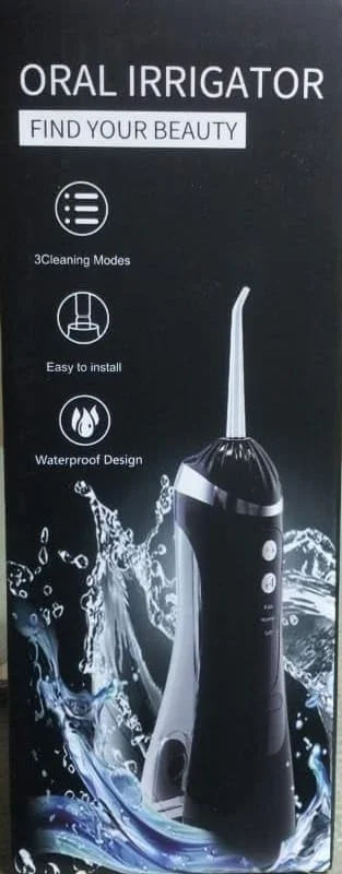 دستگاه شستشوی دهان و دندان بی سیم حرفه ای، با 3 حالت و 4 سری قابل تعویض، تمیز کننده عمیق، قابل شارژ، ضد آب، فاقد BPA، قابل حمل، مناسب منزل و مسافرت