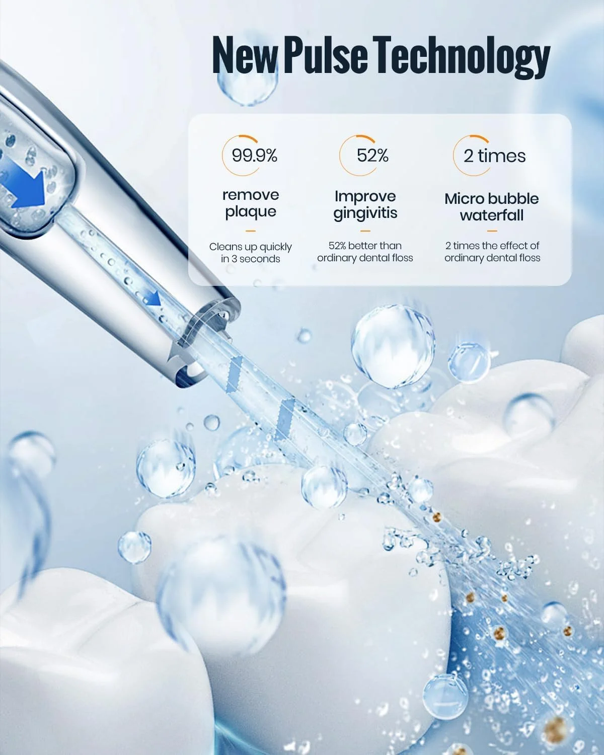 دستگاه شستشوی دهان و دندان Mornwell، نخ دندان آبی بی سیم، ضد آب IPX7، مخزن 300 میلی لیتری، 3 حالت، 4 سری جت، تمیز کننده عمیق، کمک به سفید شدن دندان ها، قابل شارژ USB، دارای تاییدیه FDA مناسب برای مسافرت