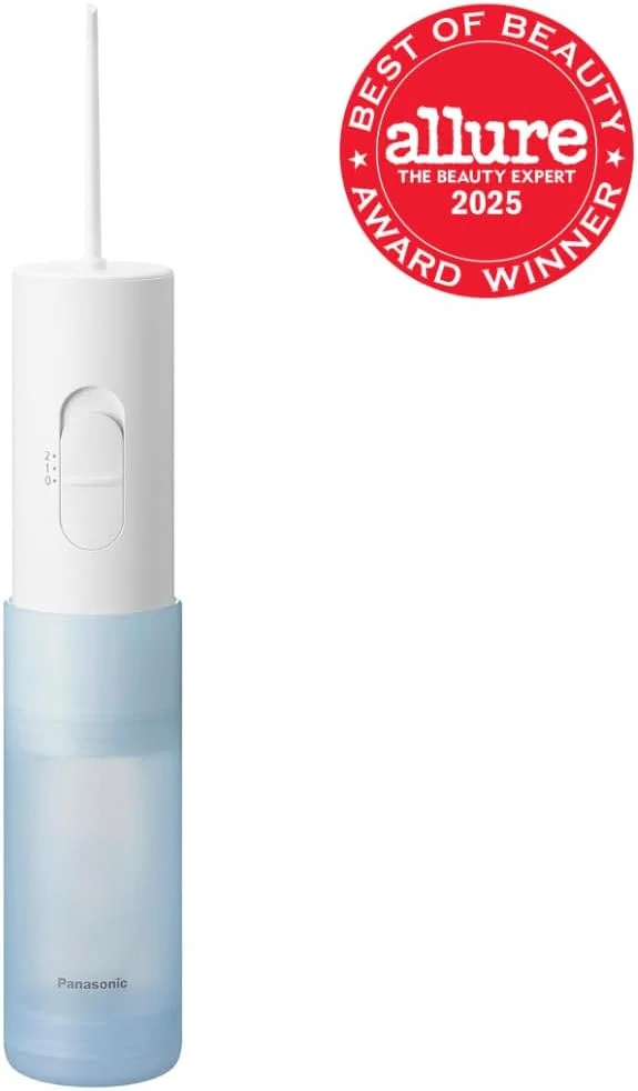 دستگاه پاک کننده دندان پاناسونیک، مسافرتی، بی سیم، قابل حمل با دو تنظیم فشار آب و مخزن آب تاشو - EW-DJ11-A