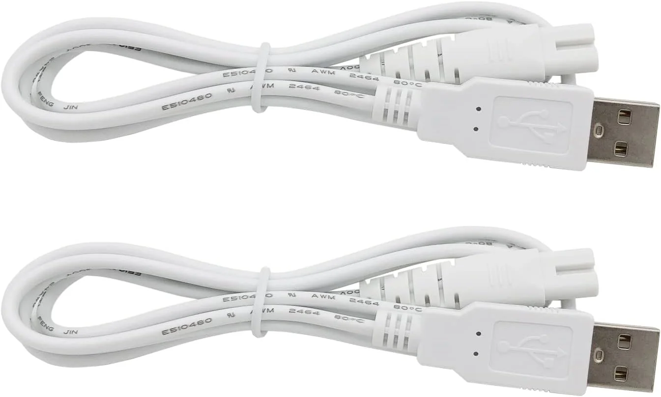 کابل شارژ جایگزین PDEEY برای دستگاه های نخ دندان آبی نیکول، اینسمارت، نایس فیل، فیری ویل، تو وندور، یافکس و هانگسان، بسته 2 عددی