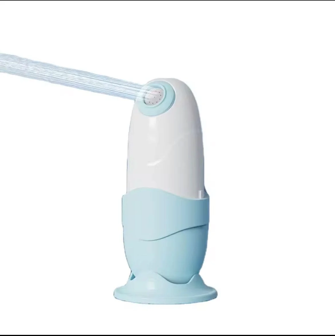 دستگاه شستشوی قابل حمل برقی – قابل شارژ با USB، شامل بطری آب و 3 سر آبپاش – سفید