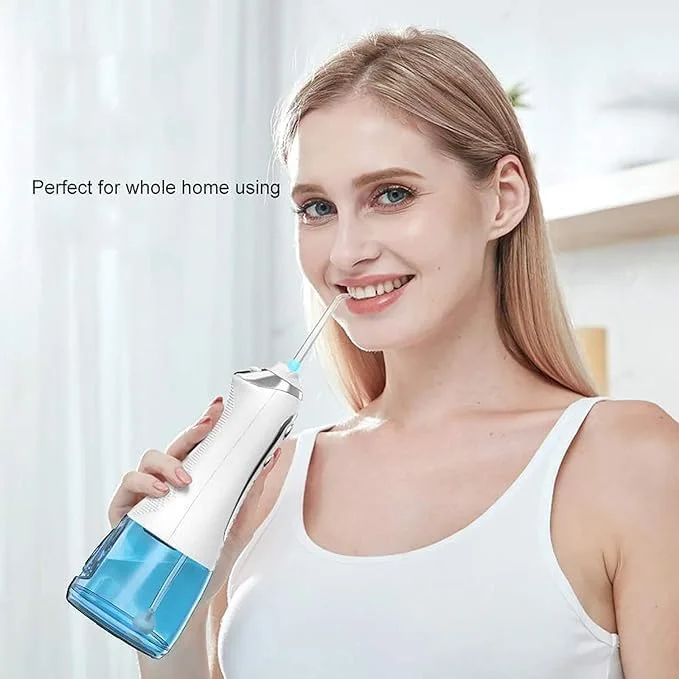 واتر فلاسر دندان قابل حمل 300 میلی لیتر نسخه سفید: ارتقا روتین مراقبت از دهان و دندان شما