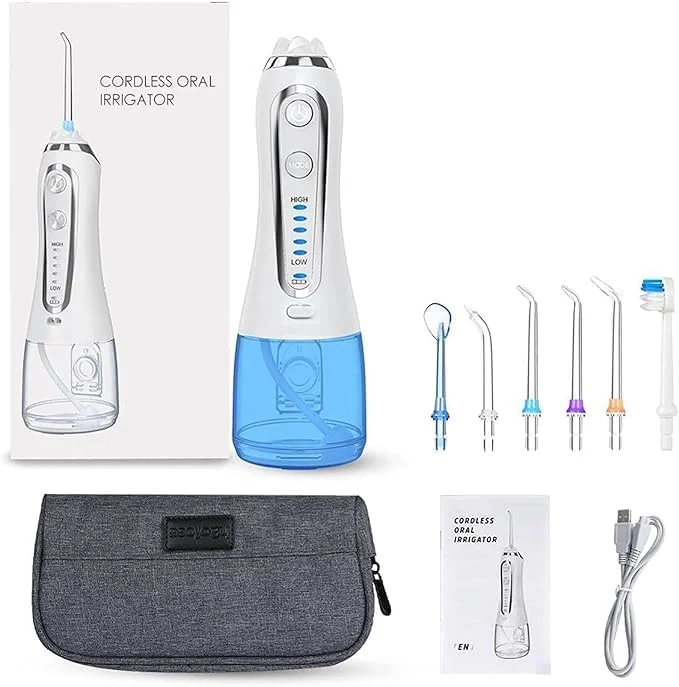 واتر فلاسر دندان قابل حمل 300 میلی لیتر نسخه سفید: ارتقا روتین مراقبت از دهان و دندان شما