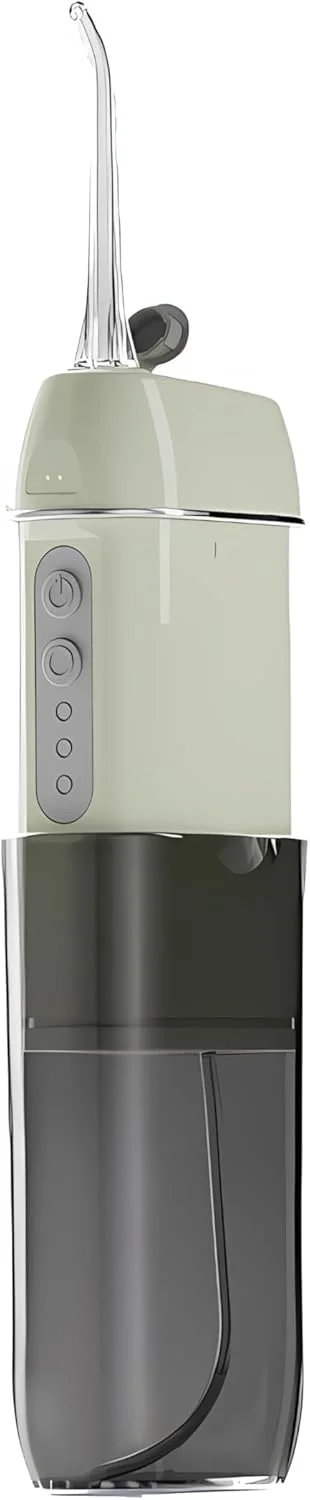 واتر فلاسر دندان، نخ دندان آبی قابل حمل و بی سیم با مخزن آب قابل جدا شدن و گسترش، درگاه شارژ مغناطیسی ضد آب، مناسب برای مسافرت (سبز)