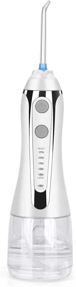 واتر فلاسر (اورجینال) حرفه ای قابل حمل دندان، نخ دندان کشیدن دهان، ضد آب IPX7، مخزن آب 300 میلی لیتری برای مسافرت در منزل واتر فلاسر (اورجینال) حرفه ای قابل حمل دندان، نخ دندان کشیدن دهان، ضد آب IPX7، مخزن آب 300 میلی لیتری برای مسافرت در منزل