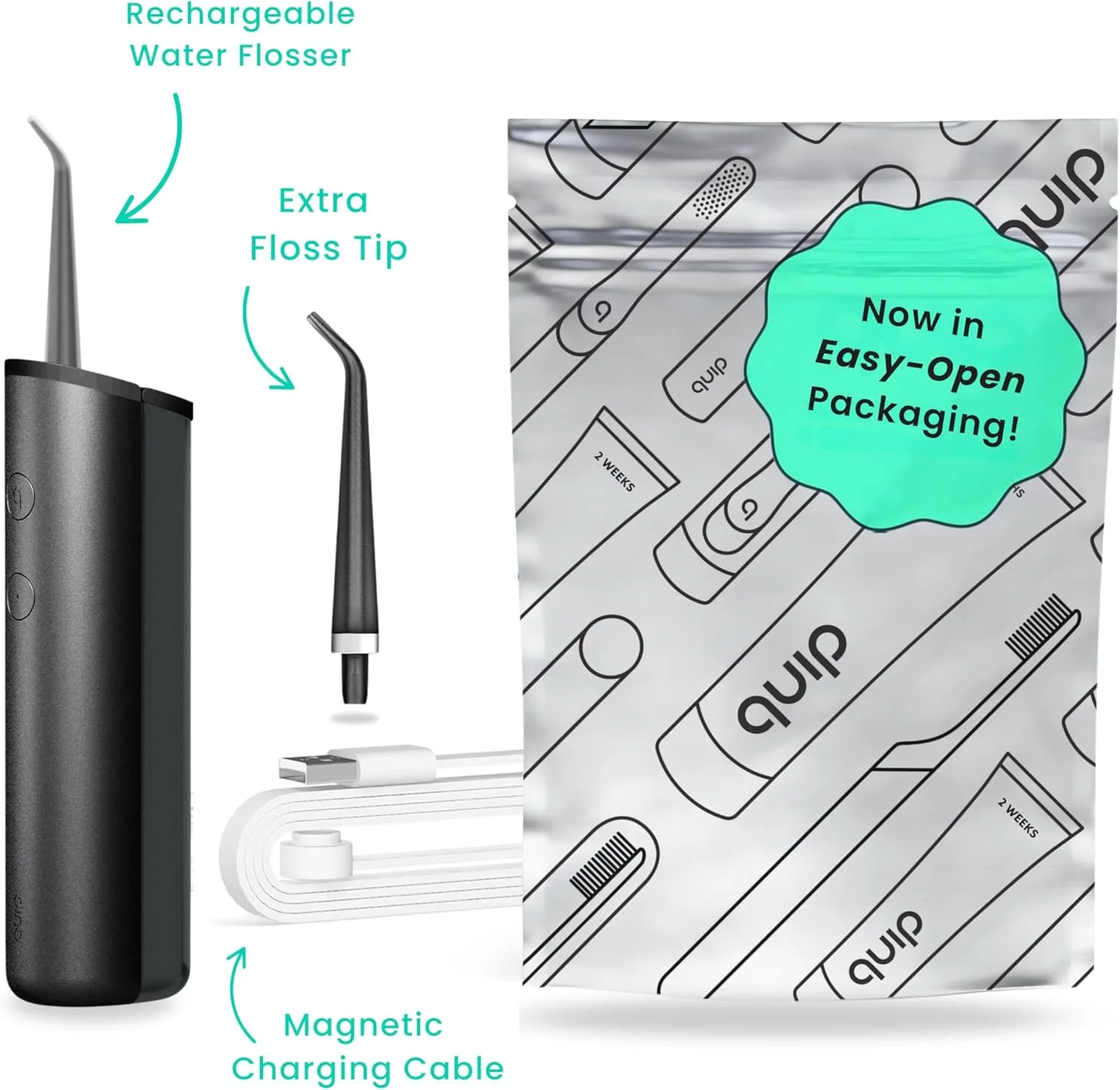 دستگاه نخ دندان آبی کویپ با سری جایگزین - دستگاه نخ دندان آبی بی سیم با فشار قابل تنظیم - پاک کننده دندان با سری قابل تعویض چرخان 360 درجه، دستگاه نخ دندان آبی قابل شارژ - مشکی یکدست دستگاه نخ دندان آبی کویپ با سری جایگزین - دستگاه نخ دندان آبی بی سیم با فشار قابل تنظیم - پاک کننده دندان با سری قابل تعویض چرخان 360 درجه، دستگاه نخ دندان آبی قابل شارژ - مشکی یکدست