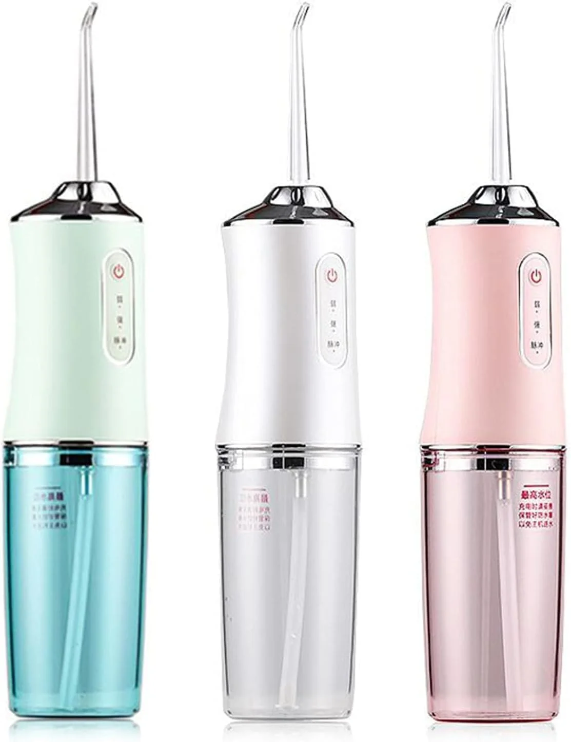 دستگاه شستشوی دهان و دندان SmartGrist - دستگاه آبی قابل حمل با حالت های مختلف، مخزن جداشدنی، ضد آب IPX7، قابل شارژ USB، دستگاه نخ دندان برقی برای خانه و مسافرت