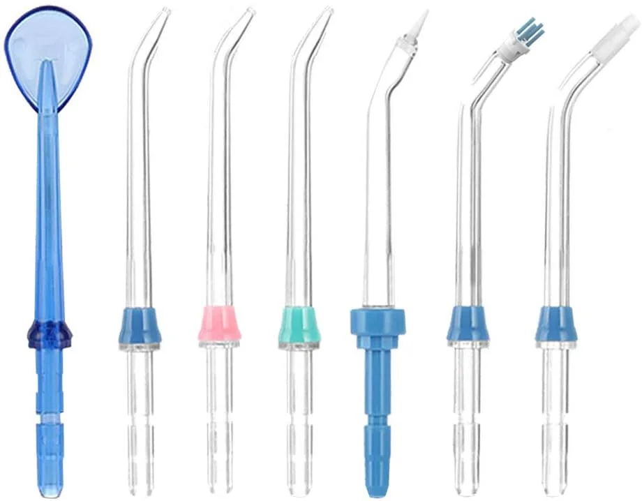 نازل های نخ دندان آبی TUREWELL، سری های جت جایگزین برای دستگاه آبی دهان شوی خانوادگی FC165, FC168, FC169, FC166, FC163, FC162, FC188, FC288 نازل های نخ دندان آبی TUREWELL، سری های جت جایگزین برای دستگاه آبی دهان شوی خانوادگی FC165, FC168, FC169, FC166, FC163, FC162, FC188, FC288