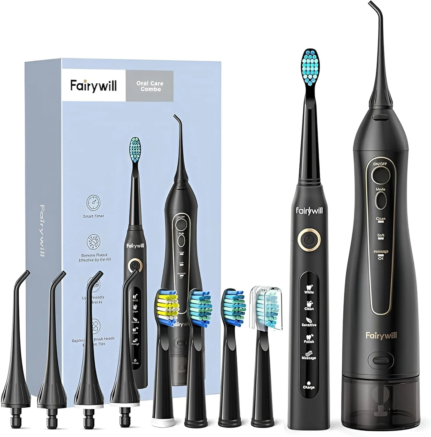 مسواک برقی و نخ دندان آبی TRIVEX، بهترین ست مسواک برقی با نخ دندان آبی ضد آب، ست دهان و دندان با 8 سری مسواک، ست دهان و دندان با 5 حالت مسواک زدن، نخ دندان آبی، قابل شارژ مسواک برقی و نخ دندان آبی TRIVEX، بهترین ست مسواک برقی با نخ دندان آبی ضد آب، ست دهان و دندان با 8 سری مسواک، ست دهان و دندان با 5 حالت مسواک زدن، نخ دندان آبی، قابل شارژ