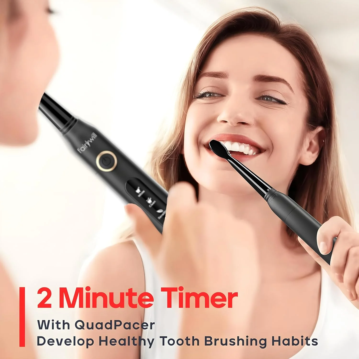 مسواک برقی و نخ دندان آبی TRIVEX، بهترین ست مسواک برقی با نخ دندان آبی ضد آب، ست دهان و دندان با 8 سری مسواک، ست دهان و دندان با 5 حالت مسواک زدن، نخ دندان آبی، قابل شارژ