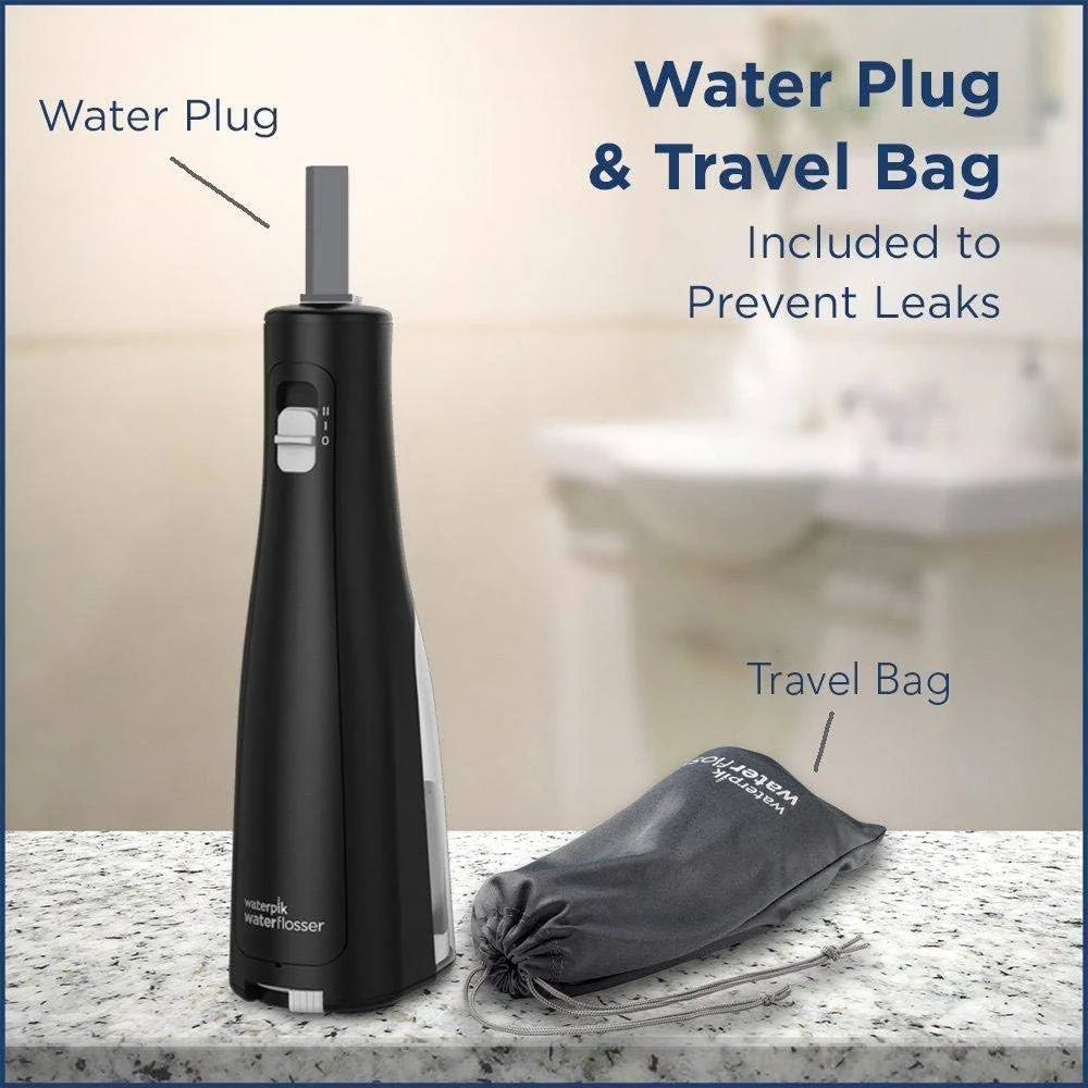 واترپیک Cordless Freedom، دستگاه شستشوی دهان، با باتری کار می کند و قابل حمل برای مسافرت و خانه، WF 03