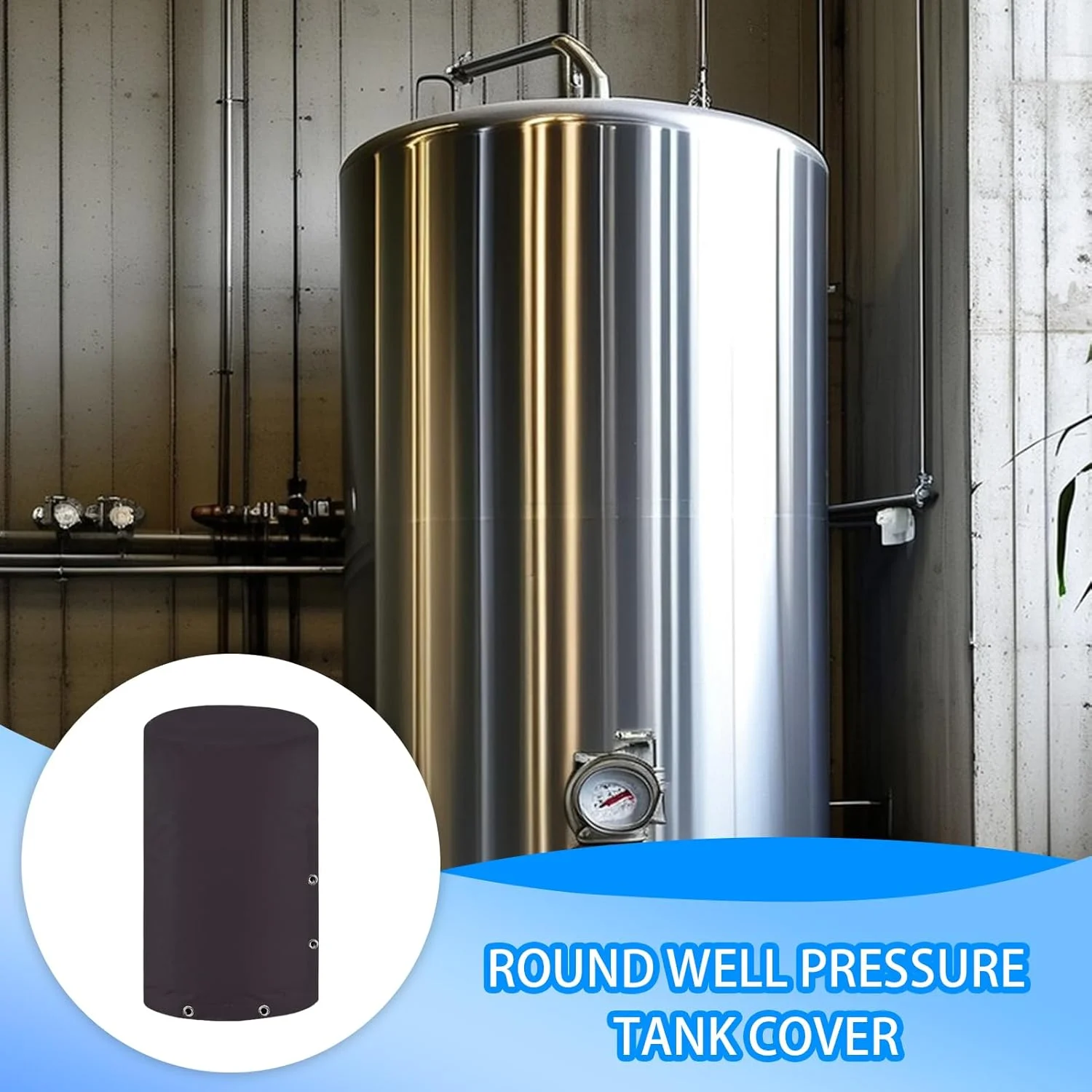 روکش پمپ آب، عایق ضد سایش - روکش مقاوم در برابر یخ زدگی و اشعه ماوراء بنفش برای آبیاری چمن، استخر صنعتی، زیرزمین، RV، ساخت و ساز و لوله کشی چاه