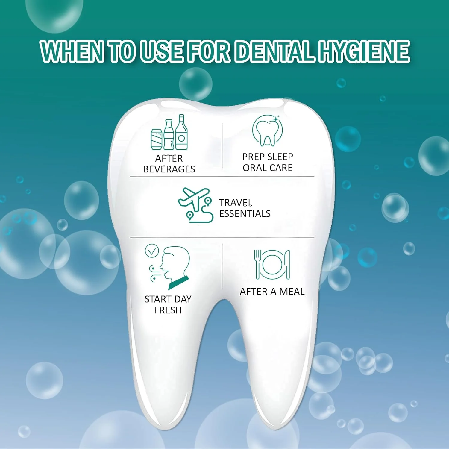 پودر و فوم جادویی سفید کننده دندان 7DAYSNATURAL (نعناع، 50 گرم) بسته 2 عددی