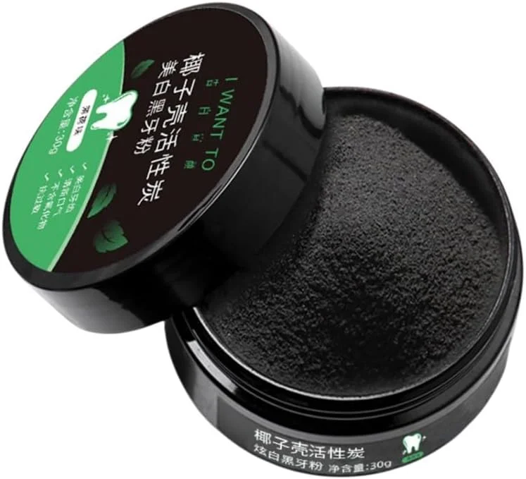 پودر سفید کننده دندان با کربن فعال، پودر سفید کننده دندان با کربن فعال پوسته نارگیل، کیت سفید کننده دندان با کربن طبیعی، خمیر دندان پروبیوتیک از بین برنده لکه، روشن کننده دندان (1 عدد) پودر سفید کننده دندان با کربن فعال، پودر سفید کننده دندان با کربن فعال پوسته نارگیل، کیت سفید کننده دندان با کربن طبیعی، خمیر دندان پروبیوتیک از بین برنده لکه، روشن کننده دندان (1 عدد)