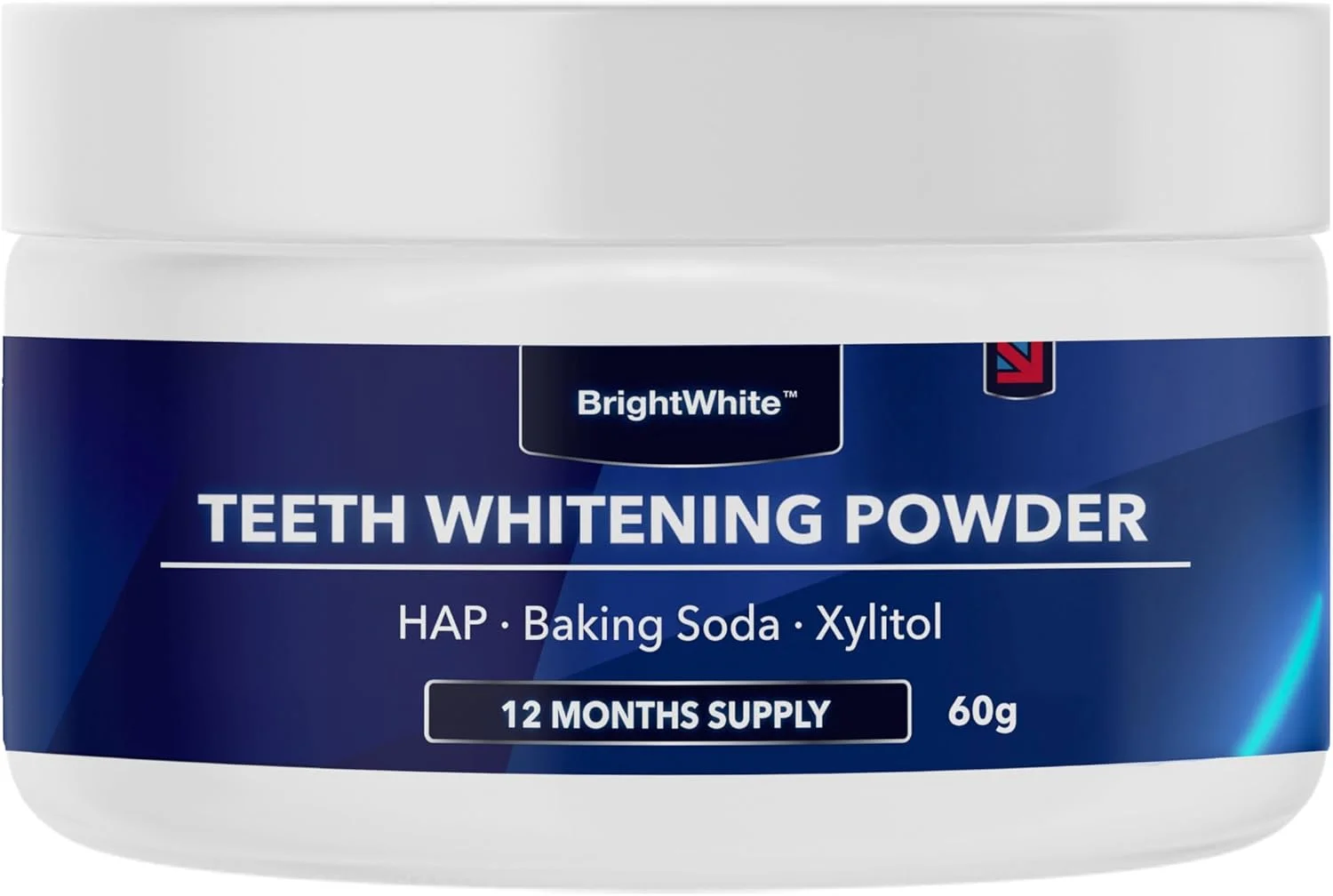 پودر سفید کننده دندان BrightWhite - مناسب برای 12 ماه | از بین برنده لکه های چای، قهوه، شراب و سیگار | فرمول غیر حساس | بدون پراکسید | HAP، جوش شیرین و زایلیتول | مورد تایید دندانپزشکان و ایمن برای مینای دندان پودر سفید کننده دندان BrightWhite - مناسب برای 12 ماه | از بین برنده لکه های چای، قهوه، شراب و سیگار | فرمول غیر حساس | بدون پراکسید | HAP، جوش شیرین و زایلیتول | مورد تایید دندانپزشکان و ایمن برای مینای دندان