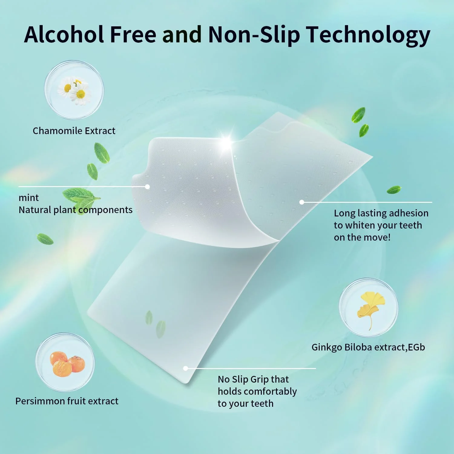 CAREFOR - فرمول پیشرفته سفید کننده برای دندان های حساس - نوارهای سفید کننده دندان ما با فرمولی تایید شده توسط دندانپزشکان ساخته شده اند که برای مینای دندان ملایم است. CAREFOR - فرمول پیشرفته سفید کننده برای دندان های حساس - نوارهای سفید کننده دندان ما با فرمولی تایید شده توسط دندانپزشکان ساخته شده اند که برای مینای دندان ملایم است.