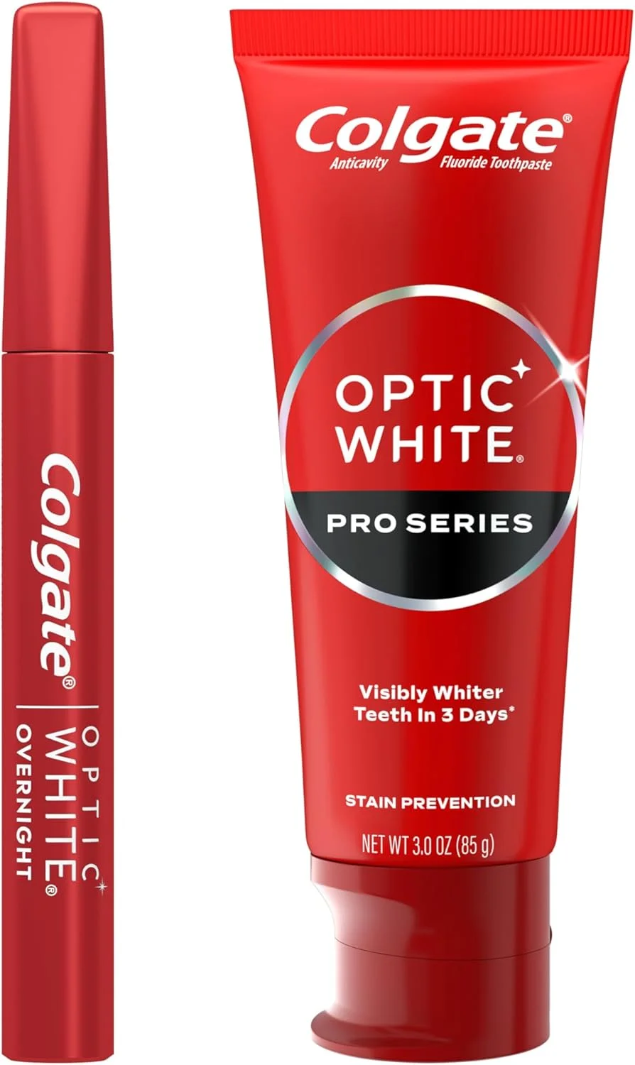 خمیر دندان و قلم سفید کننده شبانه کلگیت سری OW PROSERIES خمیر دندان و قلم سفید کننده شبانه کلگیت سری OW PROSERIES