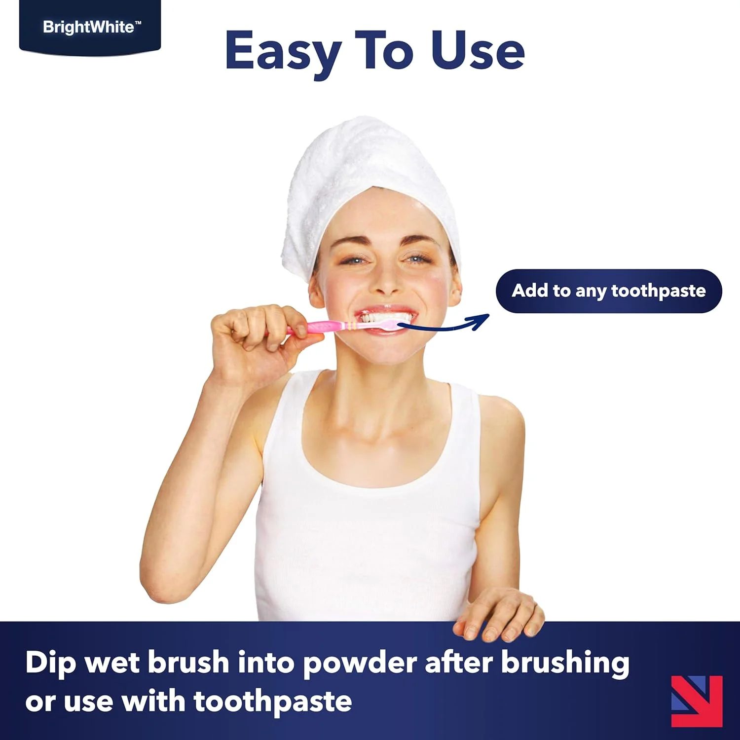 پودر سفید کننده دندان BrightWhite - مناسب برای 12 ماه | از بین برنده لکه های چای، قهوه، شراب و سیگار | فرمول غیر حساس | بدون پراکسید | HAP، جوش شیرین و زایلیتول | مورد تایید دندانپزشکان و ایمن برای مینای دندان پودر سفید کننده دندان BrightWhite - مناسب برای 12 ماه | از بین برنده لکه های چای، قهوه، شراب و سیگار | فرمول غیر حساس | بدون پراکسید | HAP، جوش شیرین و زایلیتول | مورد تایید دندانپزشکان و ایمن برای مینای دندان