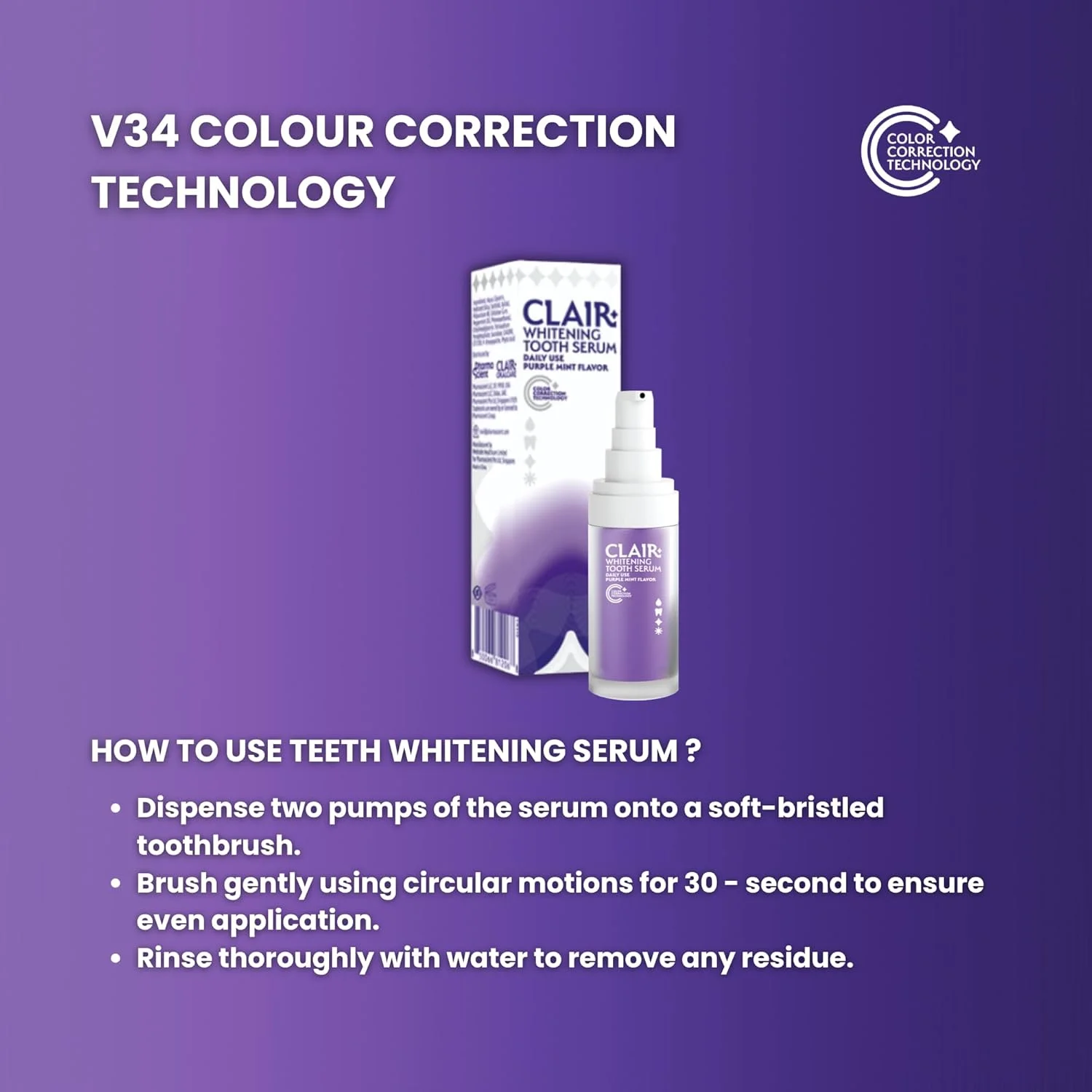 سرم سفید کننده دندان کلیر سرم سفید کننده دندان کلیر