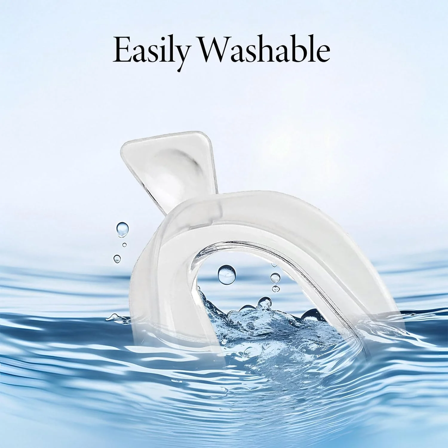 قالب های شفاف سفید کننده دندان BHSTTNIXP، بسته 4 عددی، محافظ لثه ترموپلاستیک برای سفید کردن، محافظت از دندان قروچه