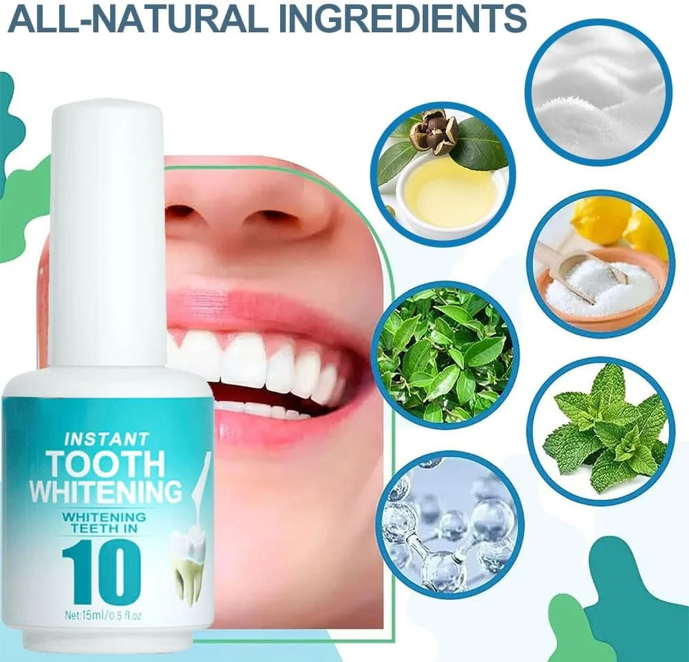 قلم رنگ دندان Comioke، ژل سفید کننده دندان، از بین برنده لکه های دندان، سفید کردن دندان ها، به آسانی، از بین بردن لکه های دندان، کیت سفید کننده دندان