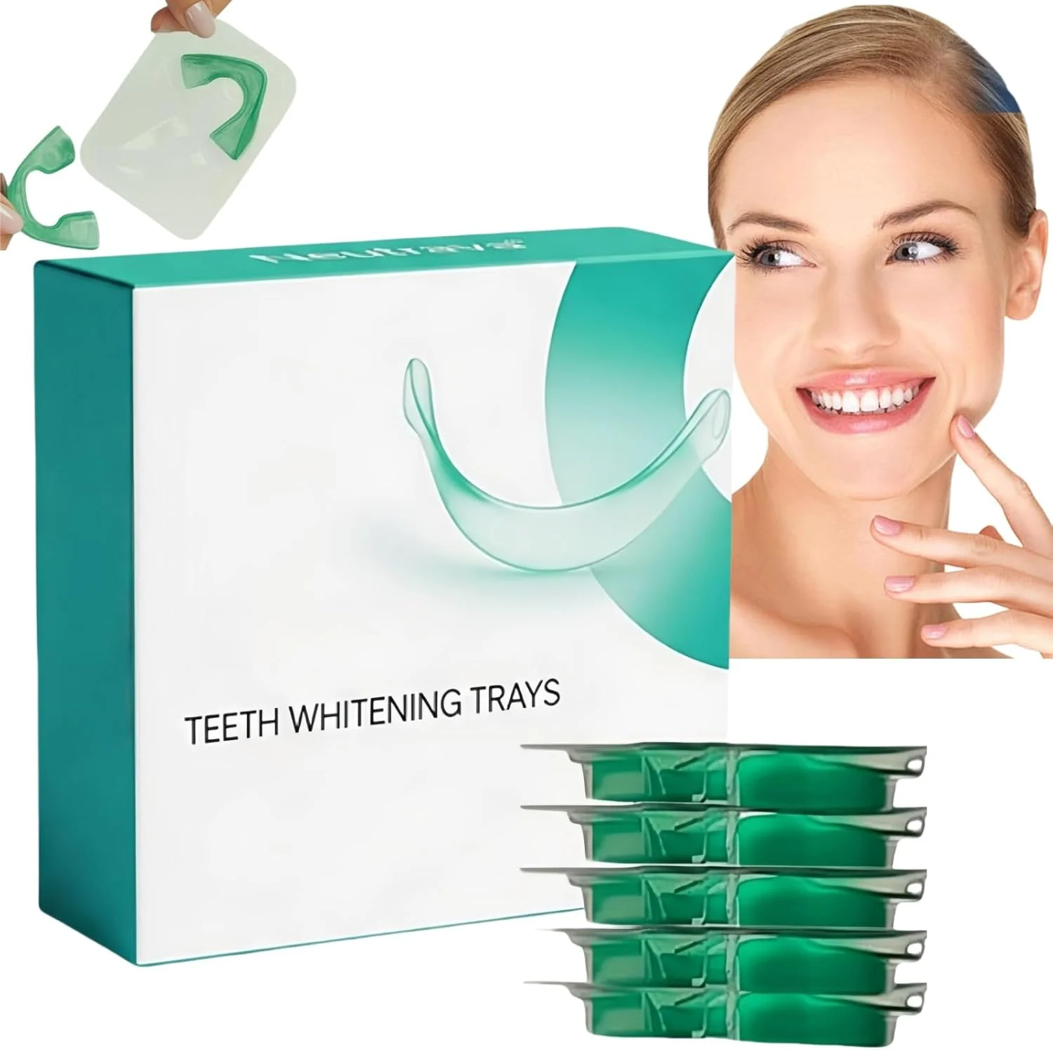 سینی های سفید کننده دندان Neutrava، سینی دهانی سفید کننده دندان، سینی های سفید کننده، طعم نعناع، نرم و راحت، طراوت بخش و روشن کننده، برای انواع دندان، کمک به روشن و تازه شدن لبخند شما