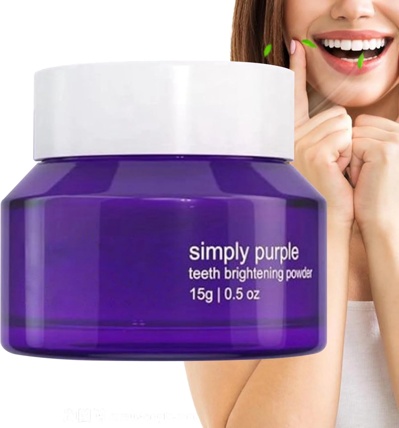 پودر دندان | پودر لکه زدای دندان برای استفاده روزانه - محلول پاک کننده ملایم و عمیق دندان برای بهداشت روزانه، مهمانی ها، شب، غذا، چای و قهوه