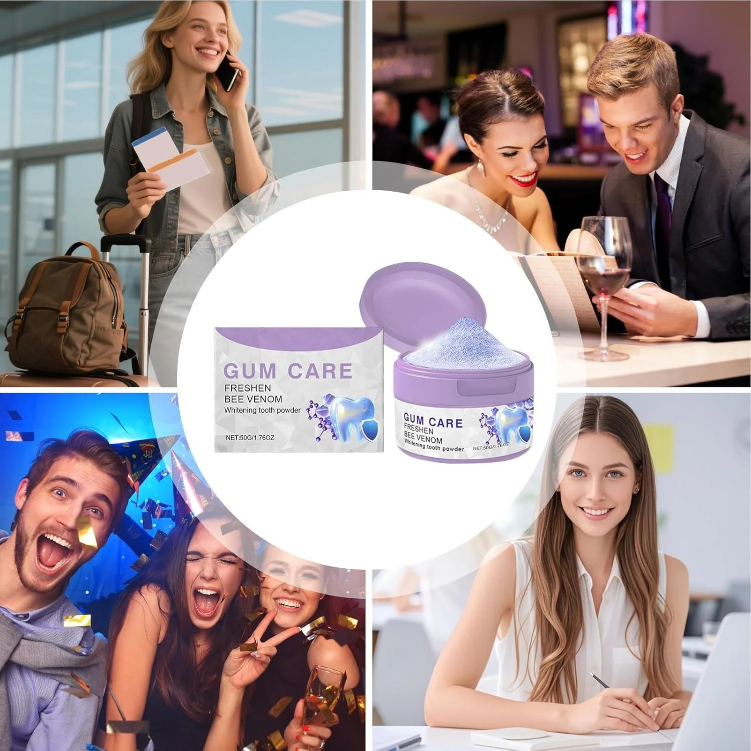 پودر دندان | پودر پاک کننده دهان برای دندان های درخشان تر، 50 گرم. از لبخند مطمئن لذت ببرید. راه حل طبیعی و ملایم برای زنان، مردان، نوجوانان، مسافرت، خوابگاه و هتل پودر دندان | پودر پاک کننده دهان برای دندان های درخشان تر، 50 گرم. از لبخند مطمئن لذت ببرید. راه حل طبیعی و ملایم برای زنان، مردان، نوجوانان، مسافرت، خوابگاه و هتل