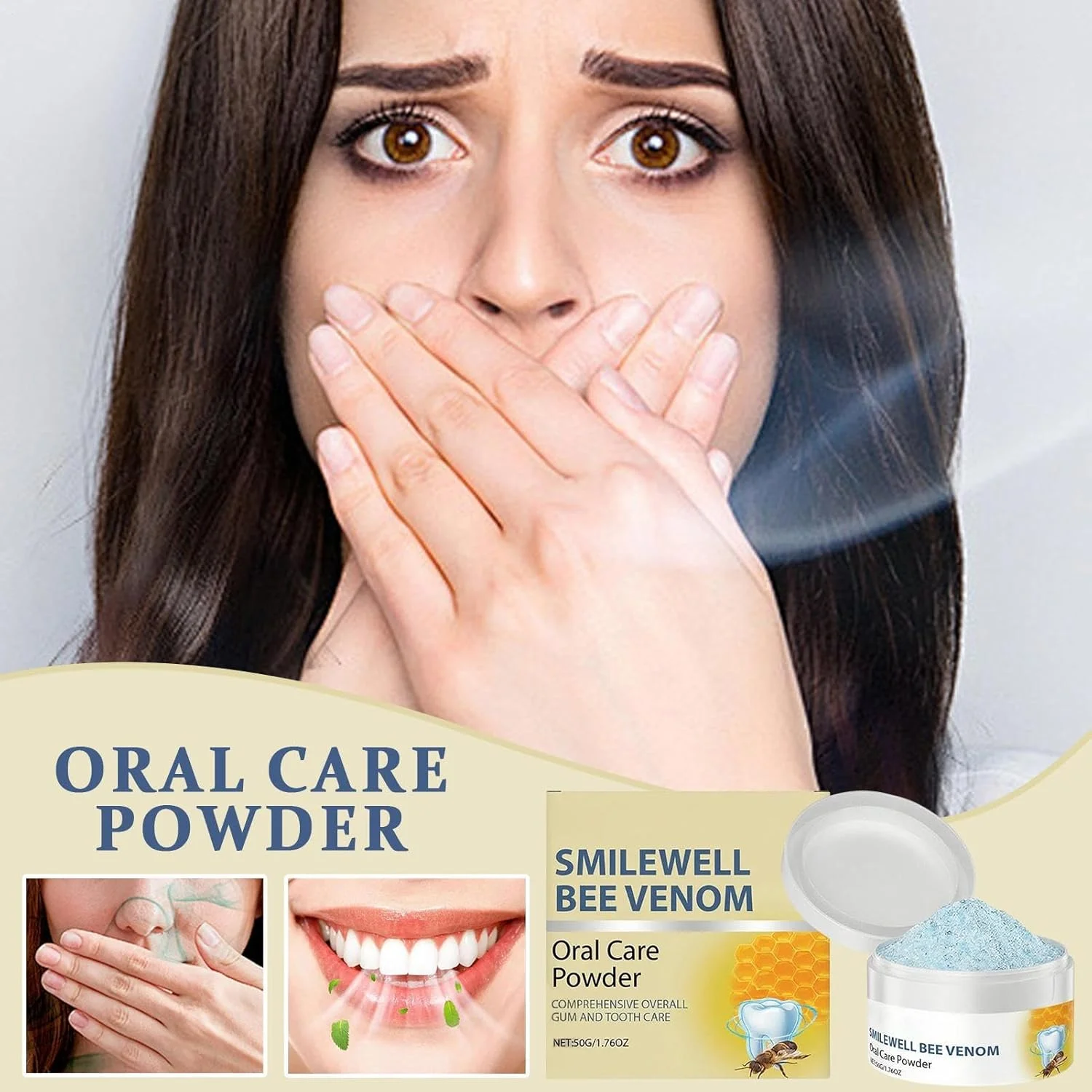 پودر دندان طبیعی - 50 گرم پودر خمیر دندان | سفید کننده از بین برنده لکه، بازگرداندن درخشندگی طبیعی، مراقبت بهداشتی برای بزرگسالان و کودکان استفاده روزانه پودر دندان طبیعی - 50 گرم پودر خمیر دندان | سفید کننده از بین برنده لکه، بازگرداندن درخشندگی طبیعی، مراقبت بهداشتی برای بزرگسالان و کودکان استفاده روزانه