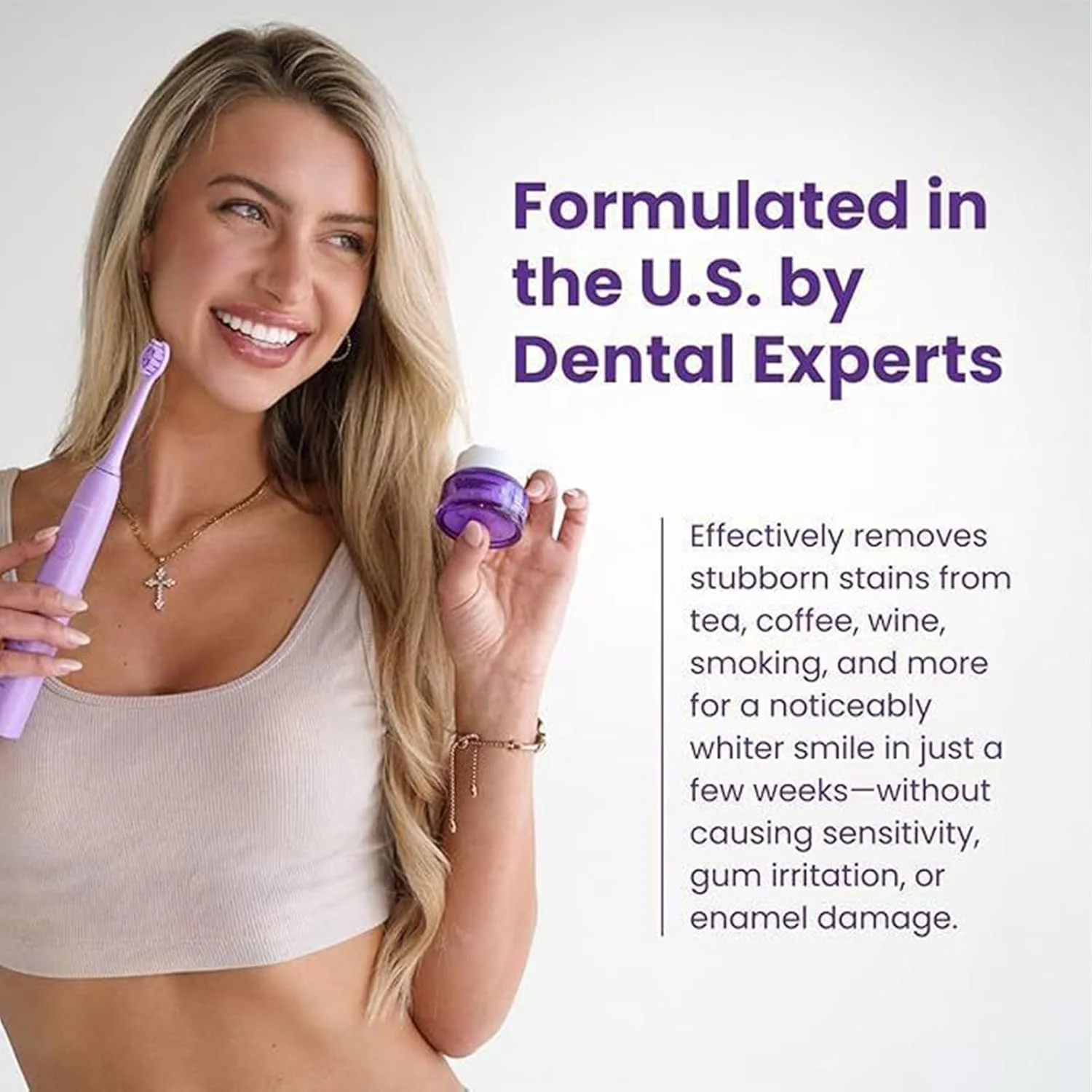 پودر تمیز کننده دندان بی خطر برای مینای دندان - پودر پاک کننده ملایم و بدون تحریک برای بهداشت روزانه صبح، شب، مهمانی خانگی، چای، غذا و رویدادها