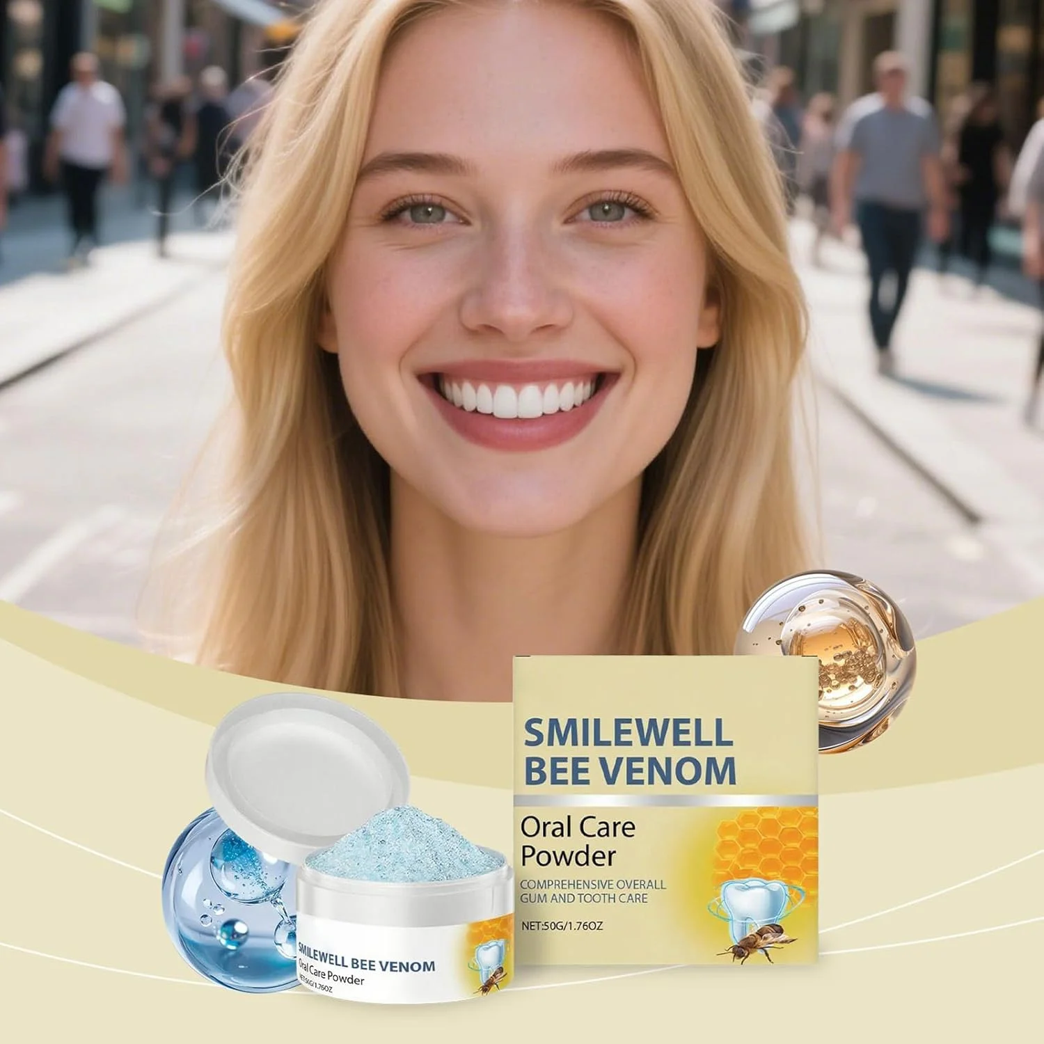 پودر دندان طبیعی، 50 گرم پودر دندان برای انسان | سفید کننده و از بین برنده لکه برای ترمیم و مراقبت از سلامت دندان کودکان و بزرگسالان