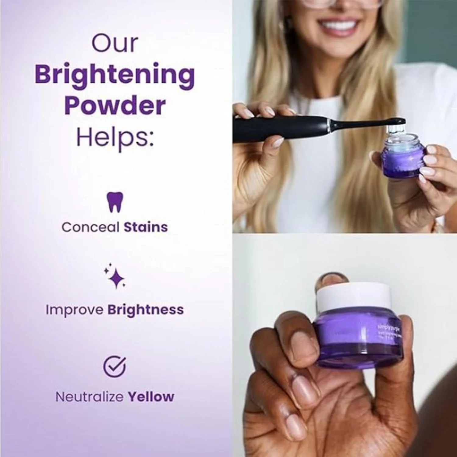 پودر رفع لکه دندان - پودر لکه دندان برای استفاده روزانه، محلول تمیز کننده عمیق با تحریک کم برای قهوه صبحگاهی، چای، بهداشت روزانه، مهمانی های خانگی، رویدادها، غذا