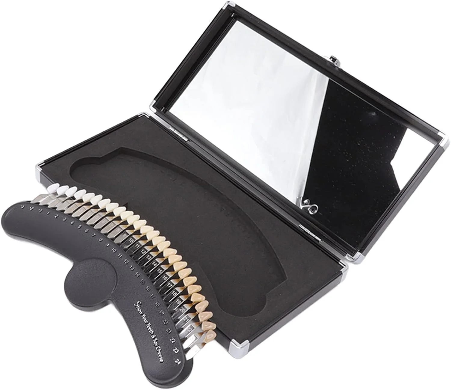 راهنمای تعیین رنگ دندان، راهنمای تعیین رنگ دندان 27 رنگ جعبه حرفه ای مقایسه رنگ دندان نمودار رنگ دندان