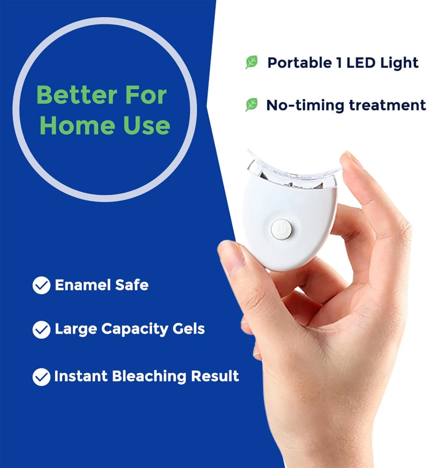 ژل سفید کننده دندان 35% - ژل سفید کننده دندان با نور LED و قالب دهانی - 10 عدد ژل 3 میلی لیتری سفید کننده دندان - مناسب برای استفاده با ژل دهانی سفید کننده دندان ژل سفید کننده دندان 35% - ژل سفید کننده دندان با نور LED و قالب دهانی - 10 عدد ژل 3 میلی لیتری سفید کننده دندان - مناسب برای استفاده با ژل دهانی سفید کننده دندان