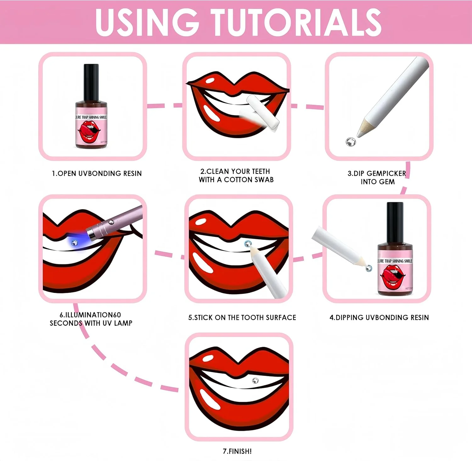 کیت جواهرات نگین دندان، کیت جواهرات دندان کریستالی شیک DIY، الماس دندان پروانه ای، کیت حرفه ای نگین دندان به همراه چسب کیت جواهرات نگین دندان، کیت جواهرات دندان کریستالی شیک DIY، الماس دندان پروانه ای، کیت حرفه ای نگین دندان به همراه چسب