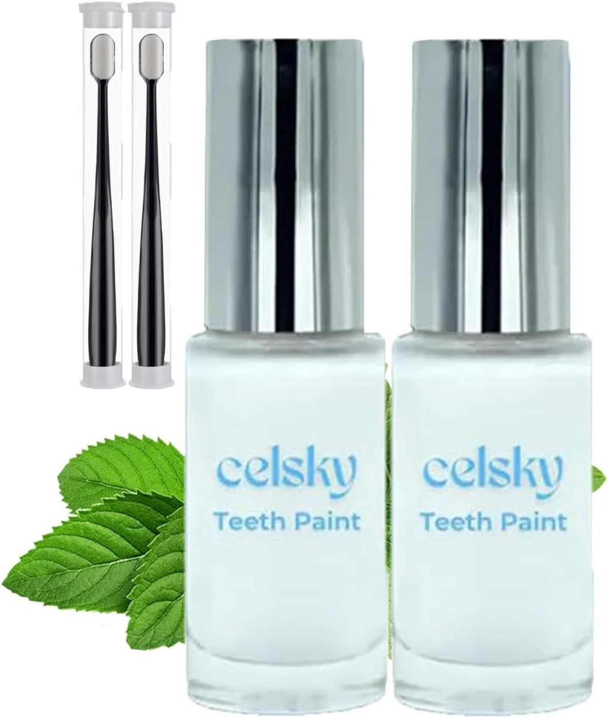 لاک دندان Celsky Smile، لاک سفید کننده فوری دندان، لاک سفید کننده طبیعی دندان، سفید کننده ماندگار، بدون حساسیت، استفاده سریع و آسان، روشن کننده (2 عدد) لاک دندان Celsky Smile، لاک سفید کننده فوری دندان، لاک سفید کننده طبیعی دندان، سفید کننده ماندگار، بدون حساسیت، استفاده سریع و آسان، روشن کننده (2 عدد)