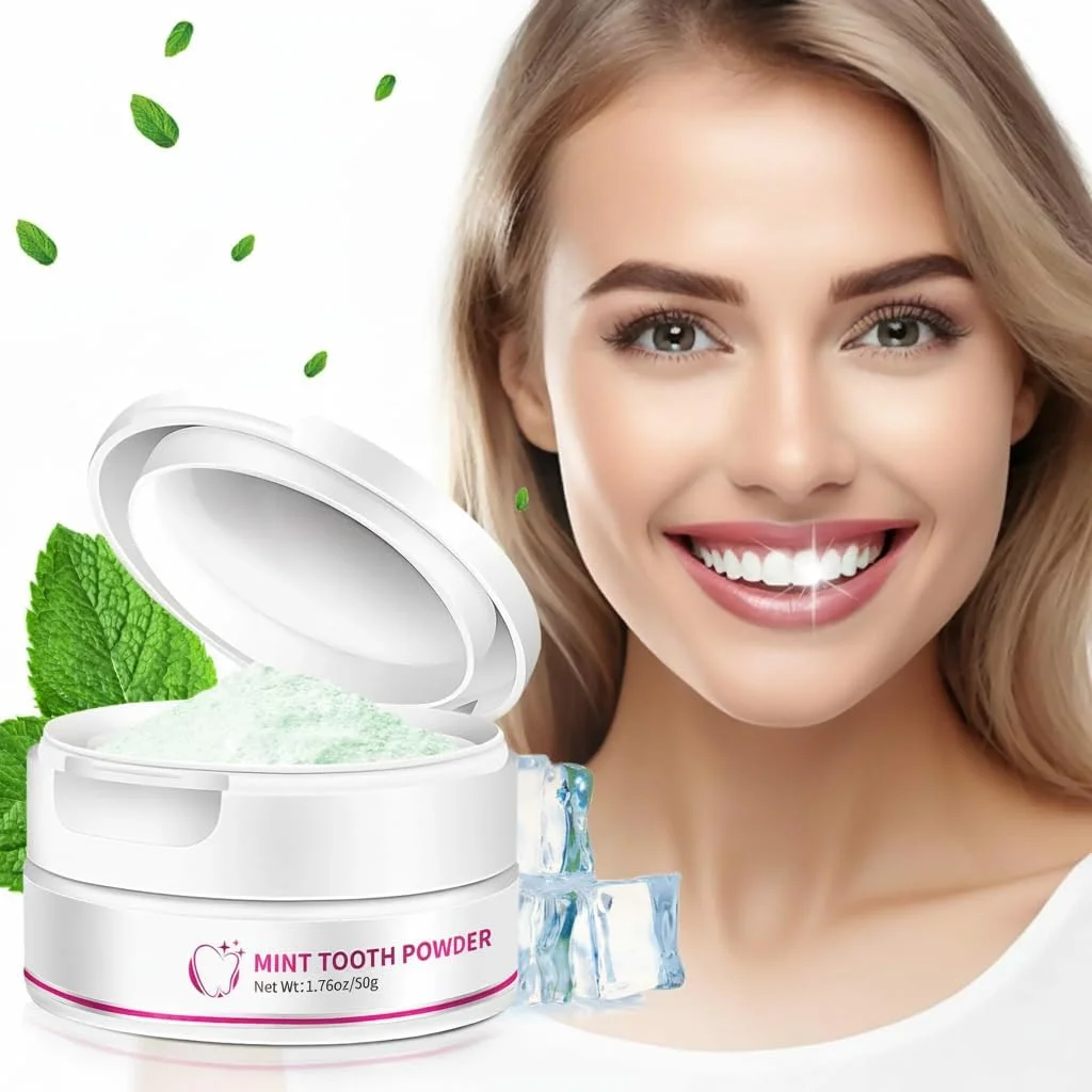 پودر دندان نعناع طبیعی، پودر دندان دهان تمیز، پودر تمیز کننده دندان، معدنی سازی مجدد مینای دندان، طعم نعناع طراوت بخش، دندان های قوی تر، سفید کننده طبیعی پودر دندان نعناع طبیعی، پودر دندان دهان تمیز، پودر تمیز کننده دندان، معدنی سازی مجدد مینای دندان، طعم نعناع طراوت بخش، دندان های قوی تر، سفید کننده طبیعی