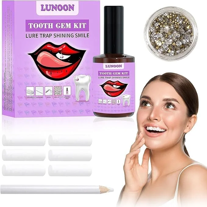 ست نگین دندان LBOYLOVE®، ست جواهرات کریستالی DIY، ست نگین دندان جدید و مدرن Y2k برای دندان ست نگین دندان LBOYLOVE®، ست جواهرات کریستالی DIY، ست نگین دندان جدید و مدرن Y2k برای دندان