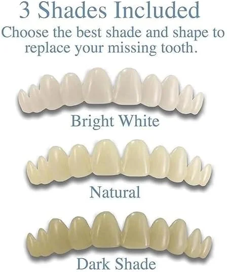 روکش دندان مصنوعی موقت قابل قالب گیری KYKHT با مهره های چسبی، جنس نرم