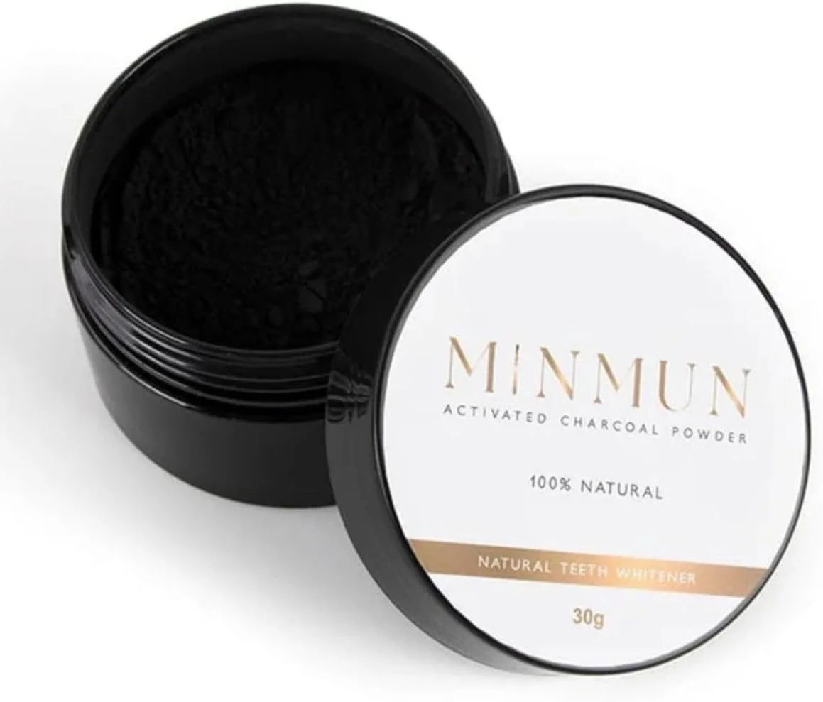 پودر سفید کننده دندان زغالی مین مان - پودر سفید کننده طبیعی دندان با فرمول FS+ - ملایم برای لثه - سفید کننده بر پایه PAP، هیدروکسی آپاتیت برای تقویت و پتاسیم سیترات برای محافظت از حساسیت پودر سفید کننده دندان زغالی مین مان - پودر سفید کننده طبیعی دندان با فرمول FS+ - ملایم برای لثه - سفید کننده بر پایه PAP، هیدروکسی آپاتیت برای تقویت و پتاسیم سیترات برای محافظت از حساسیت