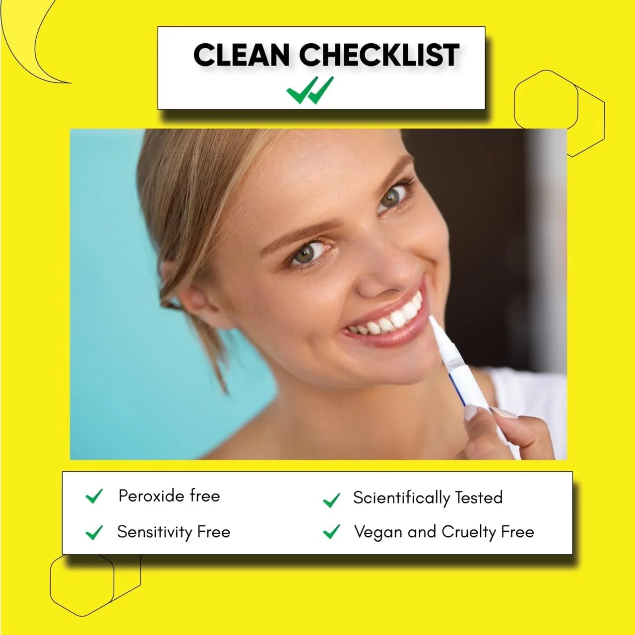 قلم سفید کننده دندان Masofta برای از بین بردن لکه های زرد و تیره با PAP+، بدون پراکسید و بدون ایجاد حساسیت - 2 میلی لیتر قلم سفید کننده دندان Masofta برای از بین بردن لکه های زرد و تیره با PAP+، بدون پراکسید و بدون ایجاد حساسیت - 2 میلی لیتر