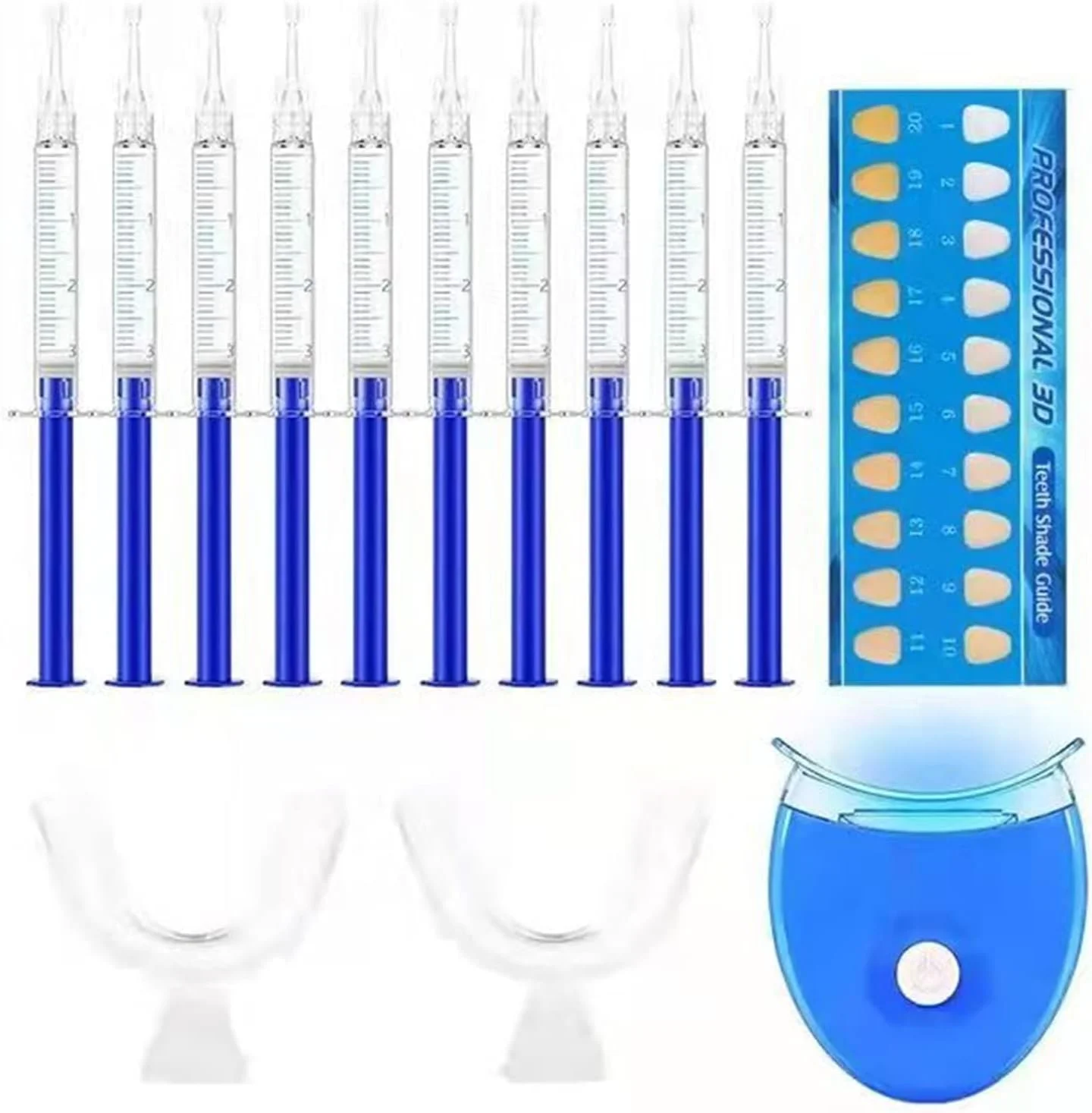 کیت سفید کننده دندان OUNA، سفید کننده دندان با نور سرد و سری U شکل، تمیز کننده دندان کیت سفید کننده دندان OUNA، سفید کننده دندان با نور سرد و سری U شکل، تمیز کننده دندان