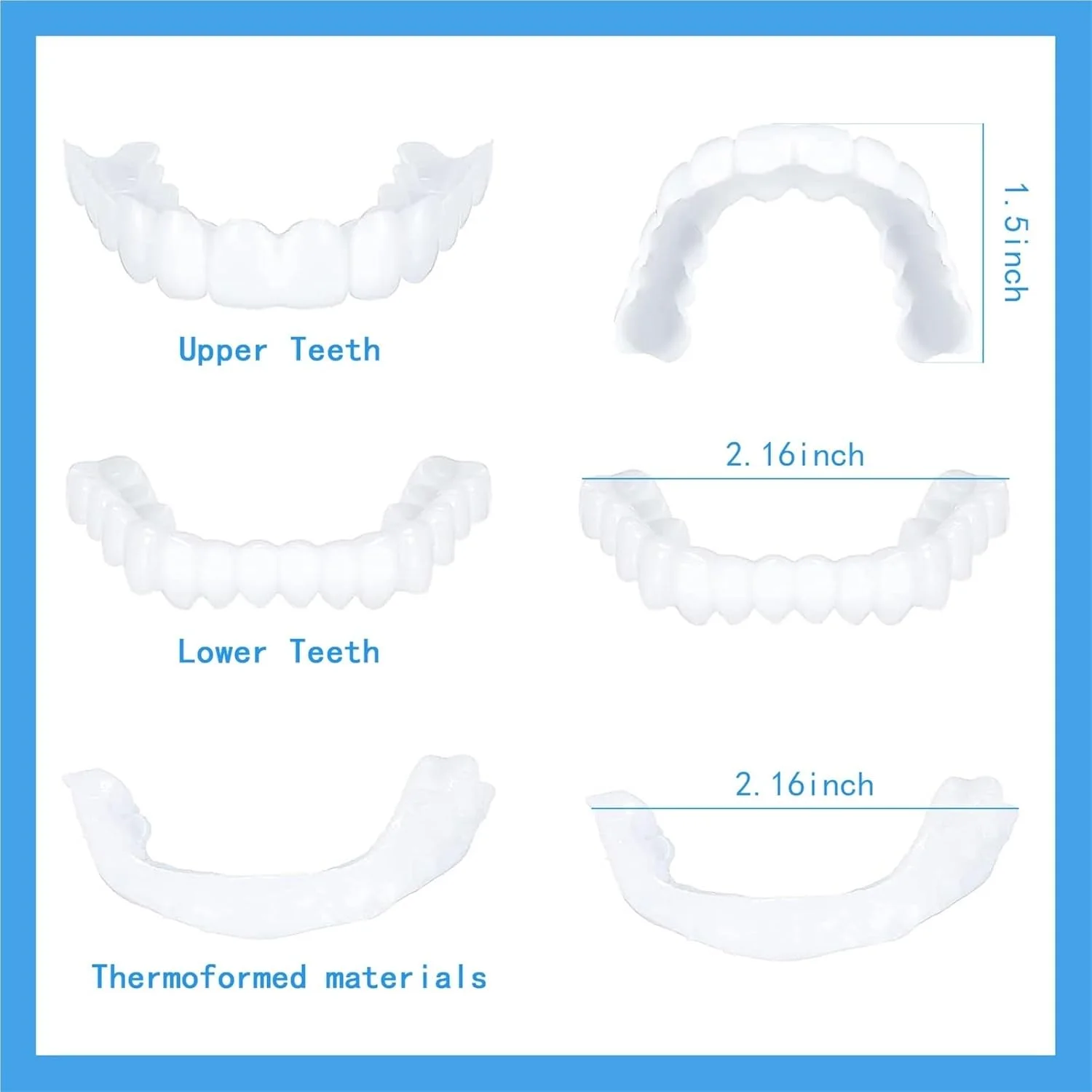 ۲ جفت، لبخند با اعتماد به نفس برای بانوان و آقایان، قابل تنظیم موقت (۱) ۲ جفت، لبخند با اعتماد به نفس برای بانوان و آقایان، قابل تنظیم موقت (۱)