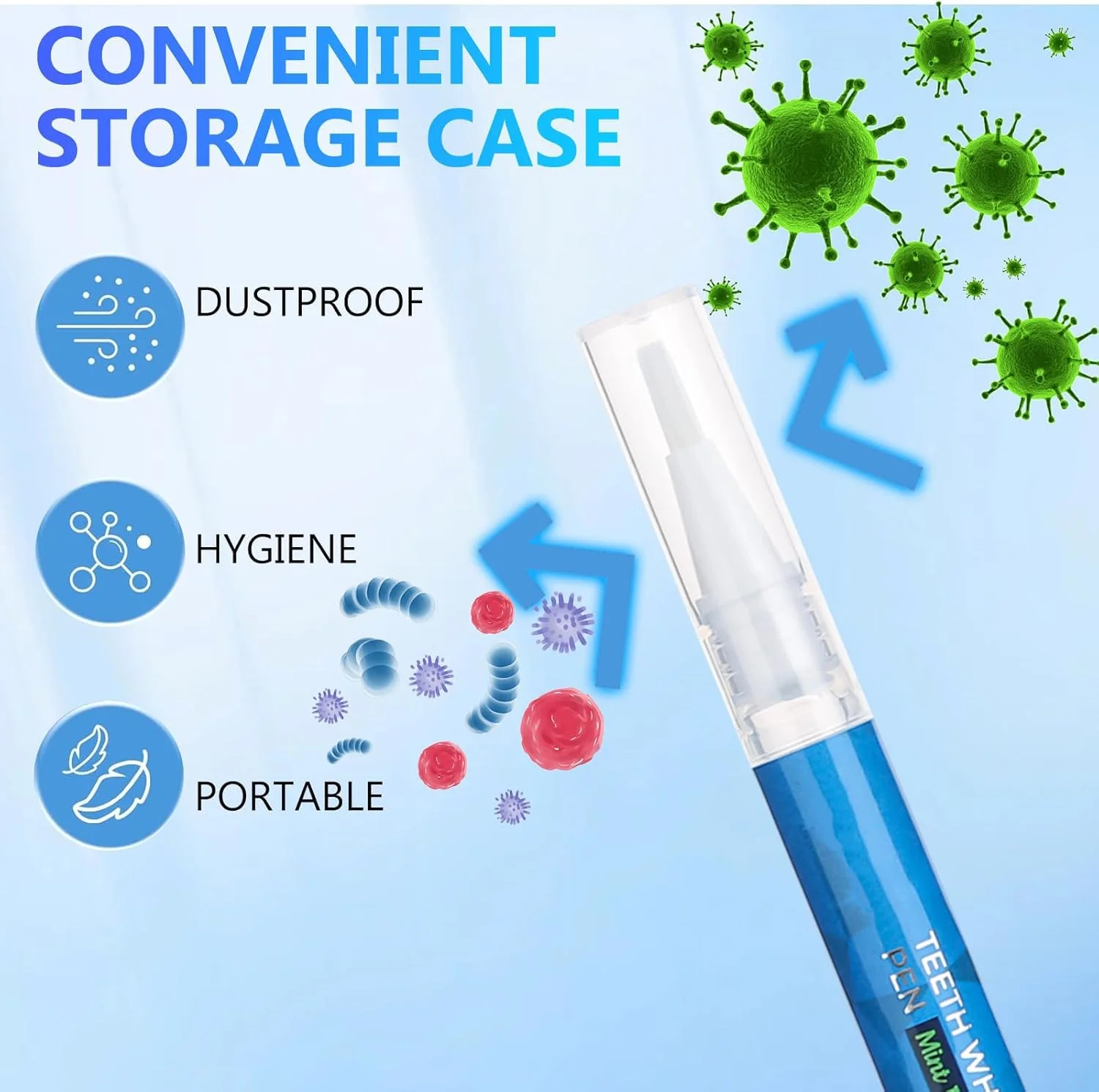 کیت سفید کننده دندان PINKE، ژل نعناع، 4 عدد، از بین برنده لکه دندان، فرمول ملایم و طبیعی، سفید کننده سریع، بدون حساسیت، استفاده آسان، مناسب برای مسافرت، کیفیت حرفه ای کیت سفید کننده دندان PINKE، ژل نعناع، 4 عدد، از بین برنده لکه دندان، فرمول ملایم و طبیعی، سفید کننده سریع، بدون حساسیت، استفاده آسان، مناسب برای مسافرت، کیفیت حرفه ای