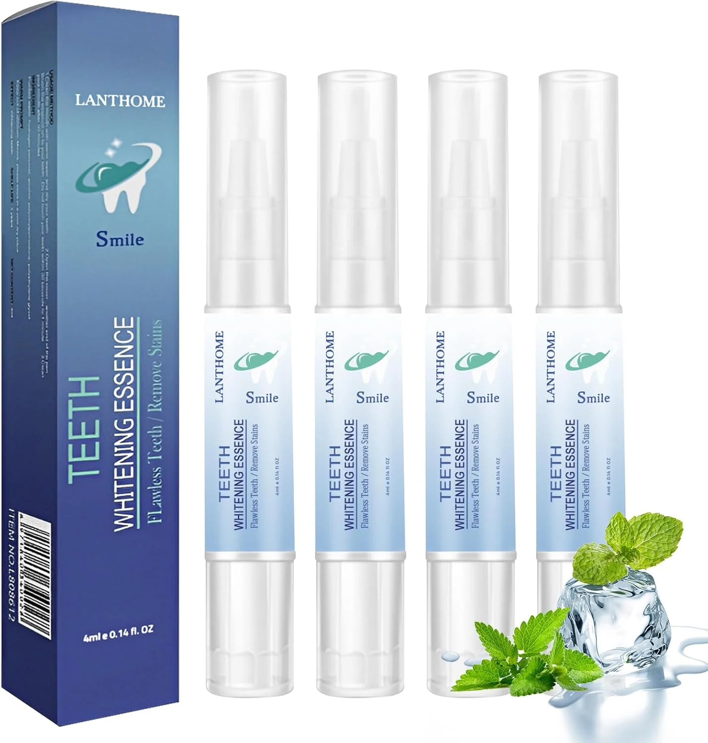 محلول سفید کننده دندان Samkeen، قلم سفید کننده دندان، پاک کننده لکه دندان برای سفید کردن دندان ها، ژل سفید کننده دندان، حذف سریع و موثر لکه دندان (4 عدد) محلول سفید کننده دندان Samkeen، قلم سفید کننده دندان، پاک کننده لکه دندان برای سفید کردن دندان ها، ژل سفید کننده دندان، حذف سریع و موثر لکه دندان (4 عدد)