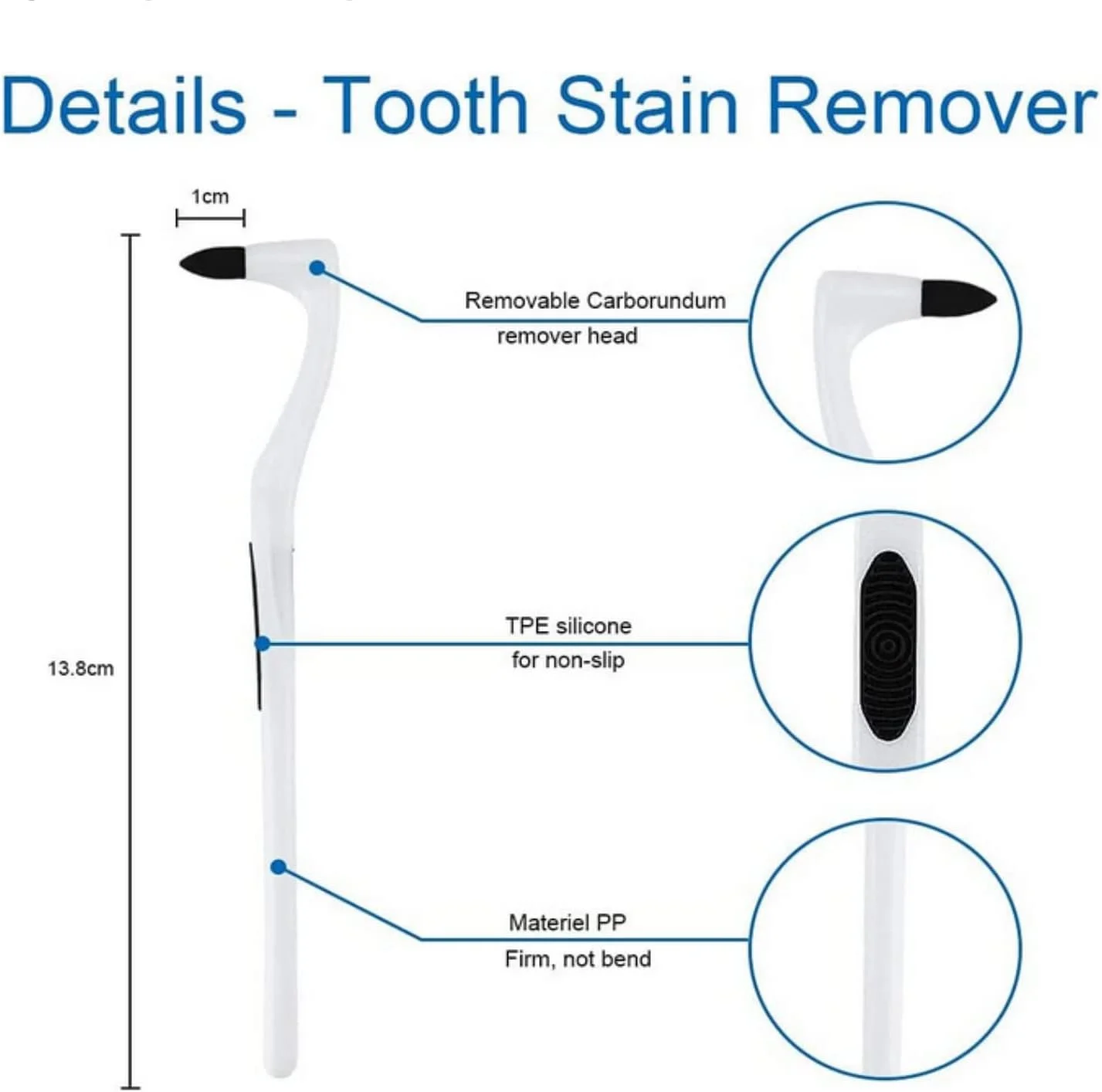 مجموعه ۳ عددی ابزار پاک کننده لکه دندان، جرم گیر و پولیش دندان مجموعه ۳ عددی ابزار پاک کننده لکه دندان، جرم گیر و پولیش دندان