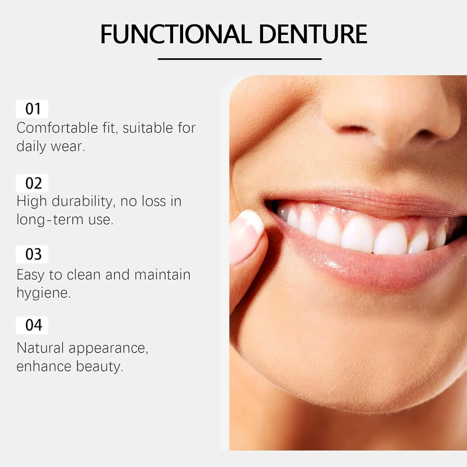 ست دندان مصنوعی سیلیکونی نرم، مجموعه دندان های مصنوعی بالا و پایین، دندان های مصنوعی راحت و طبیعی، آستر موقت دندان، دندان های مصنوعی قالب گیری شده، دندان مصنوعی برای افراد بدون دندان، دندان مصنوعی سیلیکونی کامل دهان ست دندان مصنوعی سیلیکونی نرم، مجموعه دندان های مصنوعی بالا و پایین، دندان های مصنوعی راحت و طبیعی، آستر موقت دندان، دندان های مصنوعی قالب گیری شده، دندان مصنوعی برای افراد بدون دندان، دندان مصنوعی سیلیکونی کامل دهان
