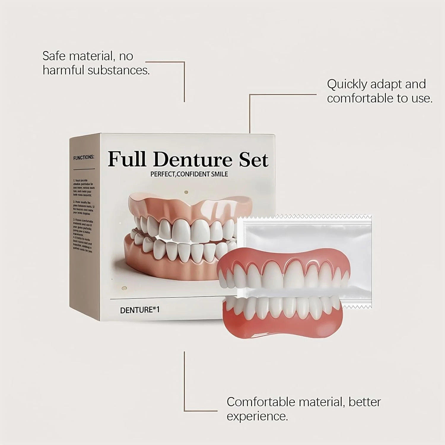 ست دندان مصنوعی سیلیکونی، ست دندان های مصنوعی نرم، روکش دندان های مصنوعی بالا و پایین، روکش گیره ای دندان، دندان مصنوعی بالا و پایین ست هماهنگ، دندان مصنوعی راحت و طبیعی ست دندان مصنوعی سیلیکونی، ست دندان های مصنوعی نرم، روکش دندان های مصنوعی بالا و پایین، روکش گیره ای دندان، دندان مصنوعی بالا و پایین ست هماهنگ، دندان مصنوعی راحت و طبیعی